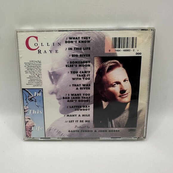 Collin Raye - In This Life CD 1992 Country Music Album Epic Records - Picture 3 of 6